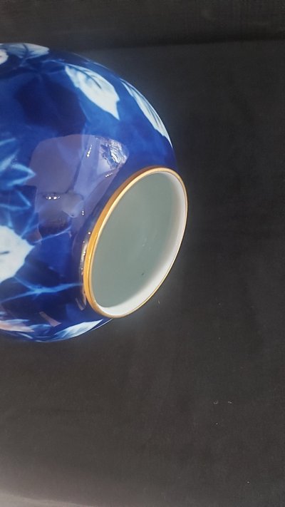 Vase porcelaine de Limoges de Marcel Chaufriasse 