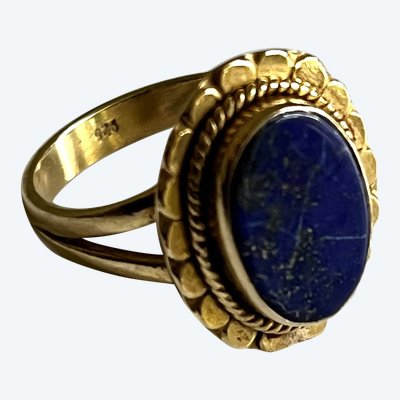 Anello in vermeil e lapislazzuli