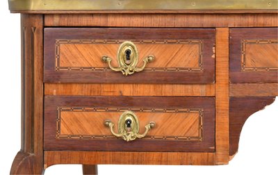 Louis XV style marquetry desk