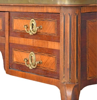 Louis XV style marquetry desk