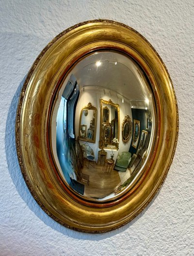 19th Century Witch Mirror Ref. 607/ 39 X 47