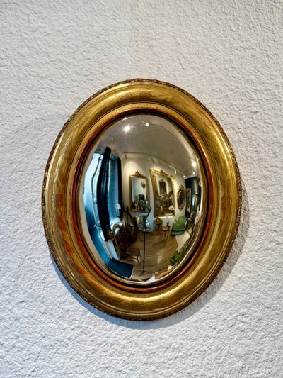 19th Century Witch Mirror Ref. 607/ 39 X 47