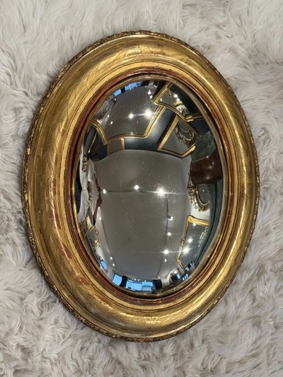 19th Century Witch Mirror Ref. 607/ 39 X 47