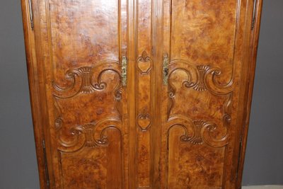 Armoire Bressane En Merisier Et Frêne XIX