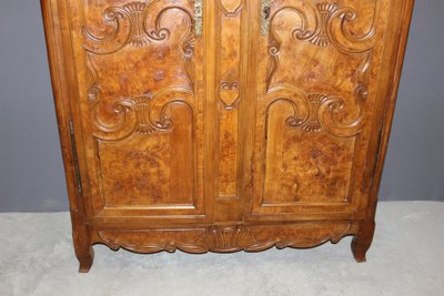 Armoire Bressane En Merisier Et Frêne XIX