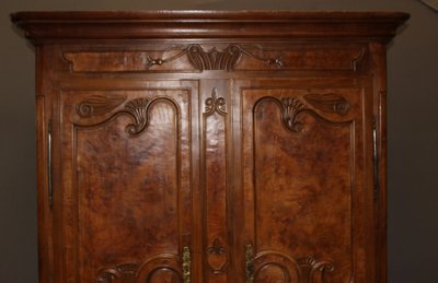 Armoire Bressane En Merisier Et Frêne XIX