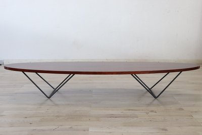 Longue Table Basse Ovale, 1960s