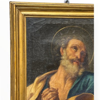 Antico Dipinto Pentimento di San Pietro