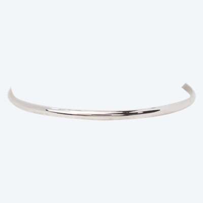 White gold half bangle bracelet