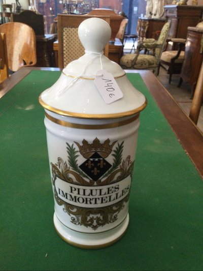 Collection of Antique Porcelain Pharmacy Jars