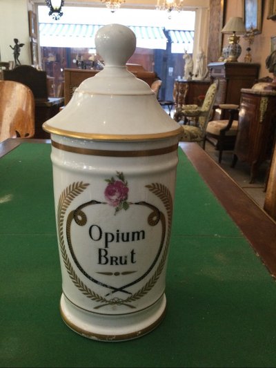 Collection of Antique Porcelain Pharmacy Jars