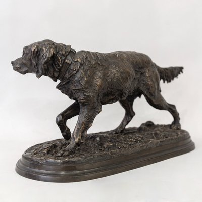 Skulptur - Französischer Spanielhund Fabio Nr. 2, Pierre - Jules Mêne (1810-1879) - Bronze