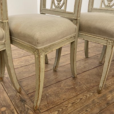 Set of 6 Directoire style chairs