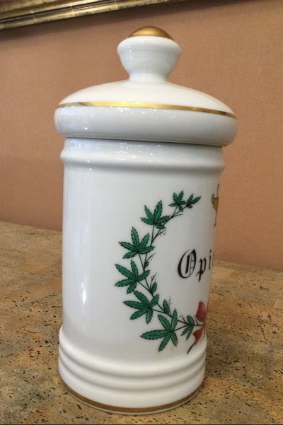 A Medicine Jar Marked Opium