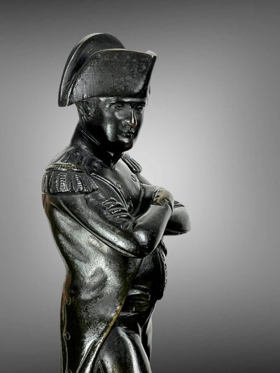 ANCIENT BRONZE FROM THE 19TH CENTURY SIGNED BY ÉMILE GUILLEMIN (1841-1907) NAPOLEON STANDING