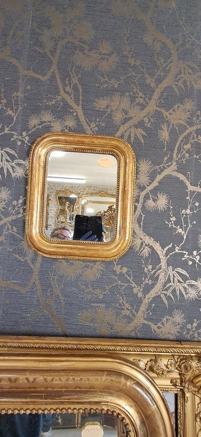 Louis Philippe period mirror 36 x 31