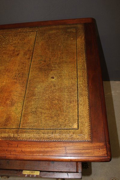 English Mahogany Desk Circa 1900