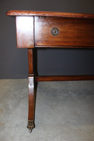 English Mahogany Desk Circa 1900