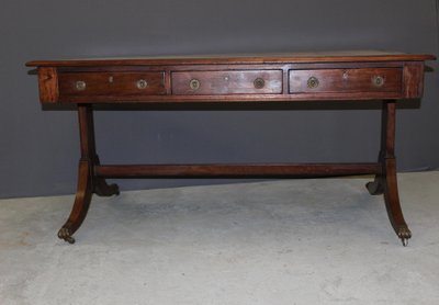 English Mahogany Desk Circa 1900