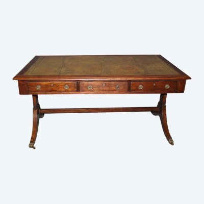 English Mahogany Desk Circa 1900