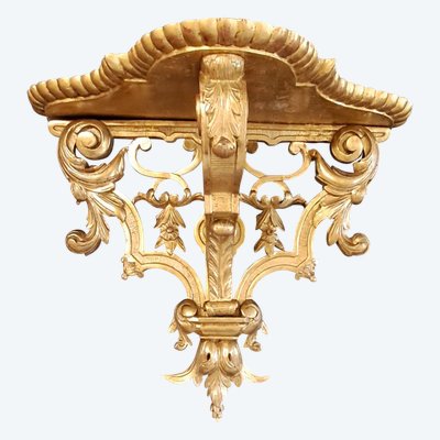 45x55 gilded wood wall console