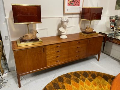 Enfilade Scandinave En Teck Circa 1960 198 Cm