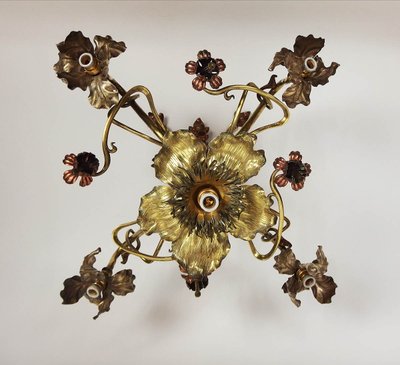 Lustre floral Art Nouveau