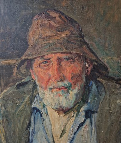 Portrait of a Sailor by Arthur Midy "Concarneau"