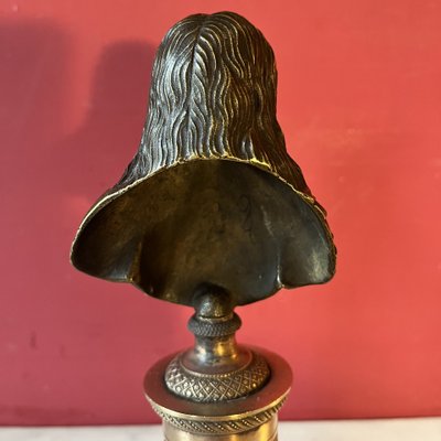 Rare bust of Marshal Turenne, 18th/19th century