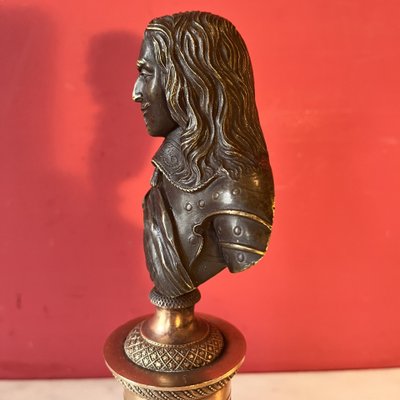 Rare bust of Marshal Turenne, 18th/19th century