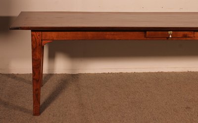 3m Long Oak Refectory Table - 19th Century