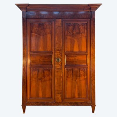 Louis XVI walnut and oak cabinet - Directory