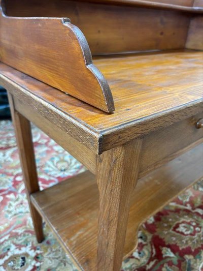 Oak and pine dressing table