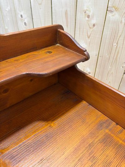 Oak and pine dressing table