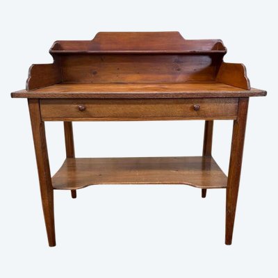 Oak and pine dressing table