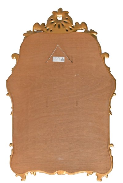 Console avec miroir en bois doré 