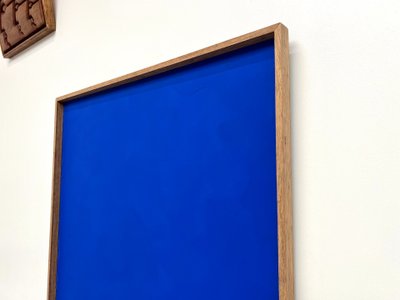 Large contemporary Klein blue painting