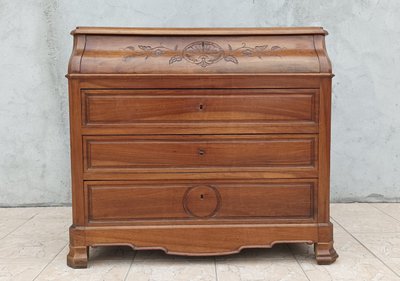 Commode Louis Philippe en noyer