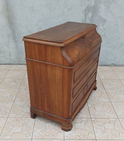 Commode Louis Philippe en noyer