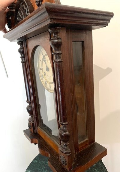 Orologio da parete Junghans con suoneria - periodo 1880/1900