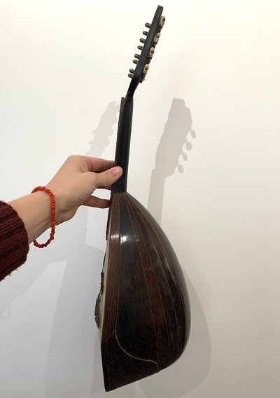 Antique mandolin with mother-of-pearl inlay - Gautié Toulouse