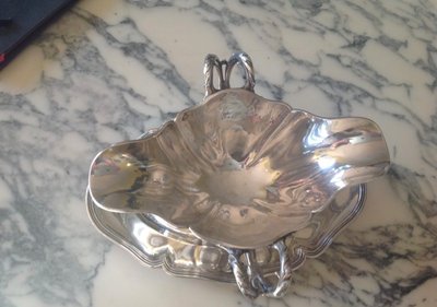 Louis XV Style Navette-Shaped Solid Silver Sauce Boat