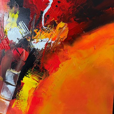 Acrylique sur toile originale - Splash - 