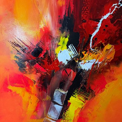 Acrylique sur toile originale - Splash - 