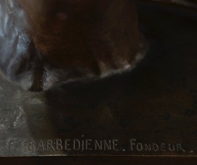 Skulptur - Diane De Gabies, Gründerin von Ferdinand Barbedienne - Bronze