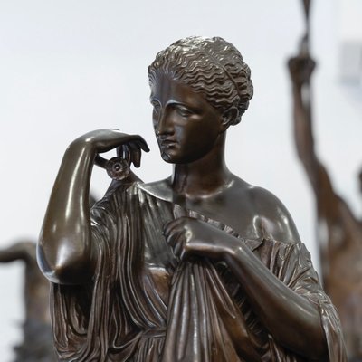 Scultura - Diane De Gabies, Ferdinand Barbedienne Fondatore - Bronzo