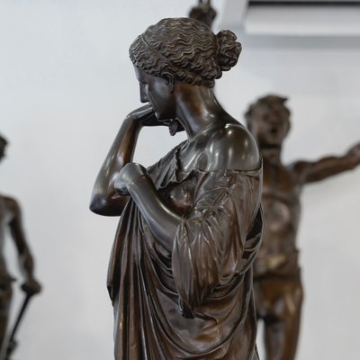 Scultura - Diane De Gabies, Ferdinand Barbedienne Fondatore - Bronzo