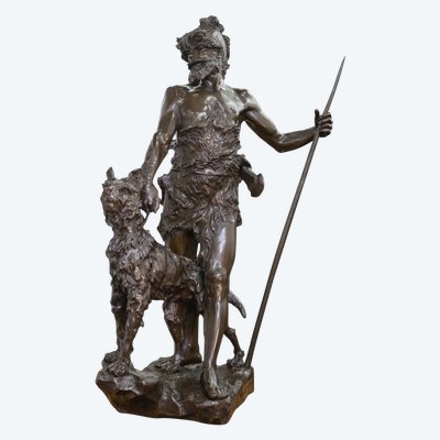 Sculpture - The Gallic Hunter , Marcel Debut (1865-1933) - Bronze