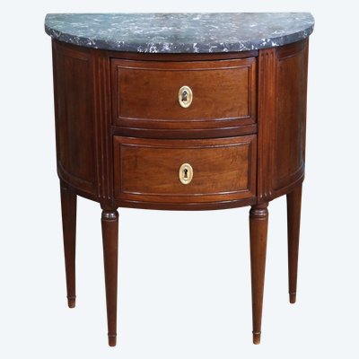 Commode demi-lune Louis XVI