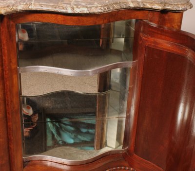 Empire Period Mahogany Bar Cabinet